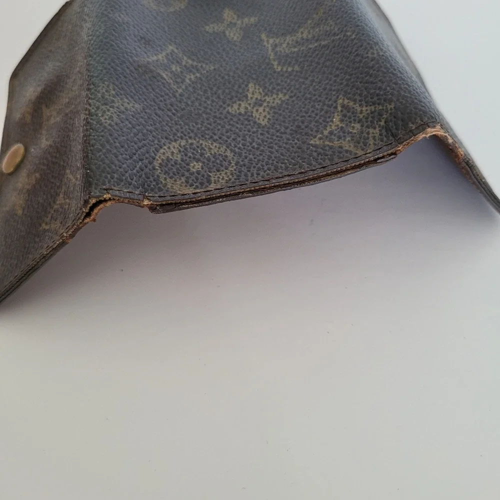 Louis Vuitton Monogram 6 Key Holder Wallet Brown Canvas Vintage Made in France